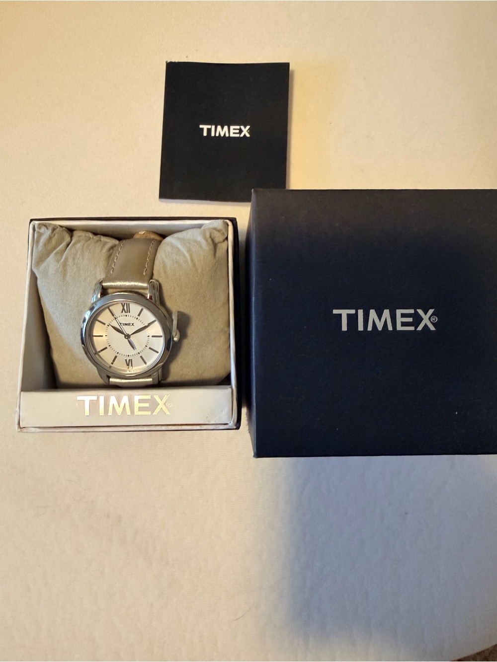 NWT Timex Elevated Classics Uptown Chic Silver Ladies Watch - New In Box